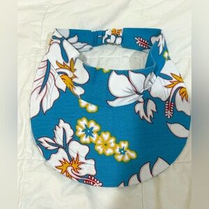 Island Planet Floral Blue Women's Visor